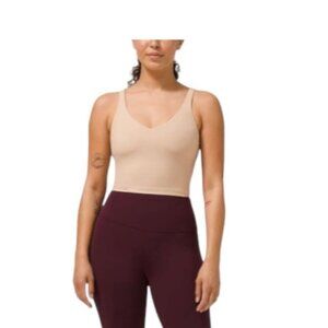 Lululemon Align Light Support Tank Cafe Au Lait Size 6 Workout Gym Yoga Casual